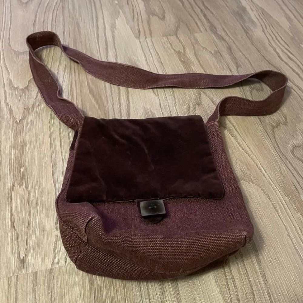 Paint the Lily - eggplant purse